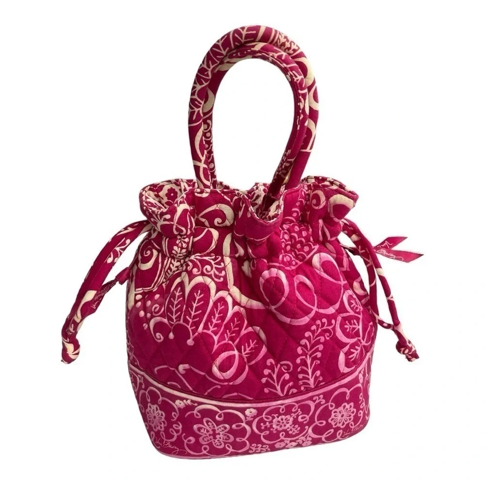 VERA BRADLEY Emma Small Purse - Twirly Birds Pink - Great Bird Placement